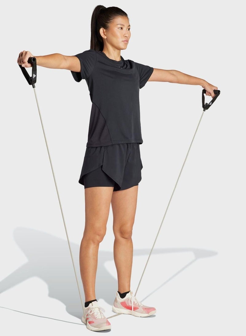 اديداس تيشيرت تدريب أسود للنساء مقاس - Image 5